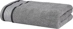 CASA COPENHAGEN® He & She 10 Pieces Hand Towel Set, Granite Grey + Mirage Grey - Image 5