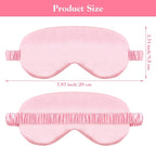 2 Pack Sleep Mask Silk Eye Mask Cover - Image 2