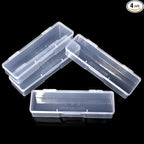 4Pcs Transparent Storage Boxes For Nail Tool Professional Pedicure Manicure by Unknown