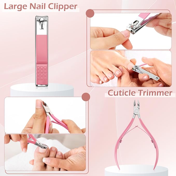 Nail Clippers Set Women Manicure Kit Nail Cuticle Kit - Image 4