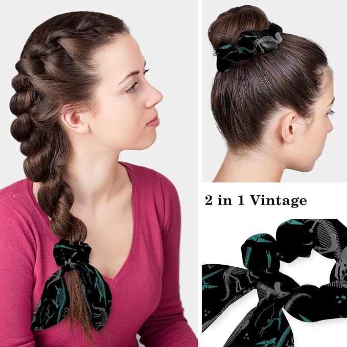 Scrub Cap with Hair Scrunchy, Ponytail Holder Surgical Cap - Image 6