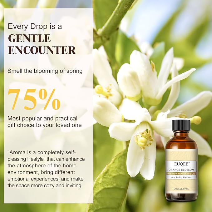 EUQEE Orange Blossom Fragrance Oils, 2.02 Fl oz/60ml Essential Oils - Image 6
