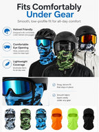 SATINIOR 6 Pcs Ski Mask Cover Balaclava Full Face Mask Summer Face Cover UV - Image 5