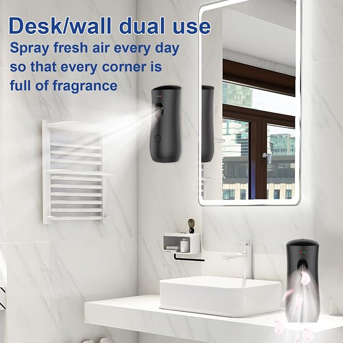 Automatic Air Freshener Spray Dispenser, Free Standing or Wall Mounted - Image 4