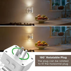 L LOHAS LED Night Lights Plug into Wall, Dimmable Night Light - Image 6