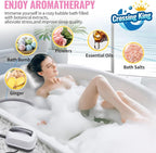 Crossing King Bubble Bath Mat Tub Spa Massager, Portable Spa Bubble Bath - Image 7