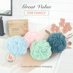 Spongentle Shower Loofah Bath Sponge, Body Scrubber - Image 7