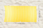 Ray Silver Turkish Beach Towel – 100% Cotton 40x71 Quick Dry Oversized Sand - Image 6