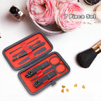 Manicure Set-Stainless Steel Nail Care Set-Professional 7 in 1 Ingrown Toenail - Image 4