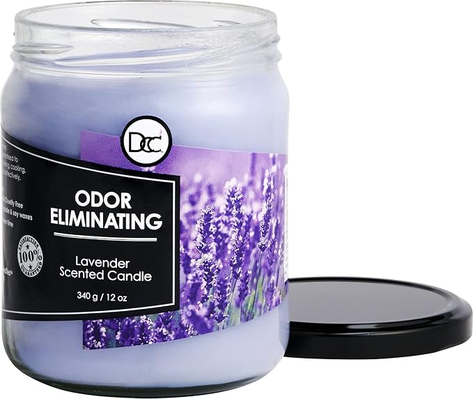 Lavender Odor Eliminating Highly Fragranced Candle - Image 2
