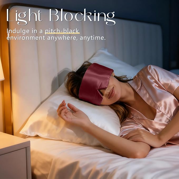 ZIMASILK 100% 22 Momme Mulberry Silk Sleep Mask - Image 4