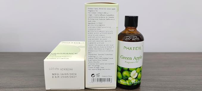 PHATOIL 3.38FL.OZ Green Apple Fragrance Oils - Image 8