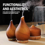 Porseme 280ml Essential Oil Diffuser Glass Color Changing Aroma Air Diffusers - Image 7