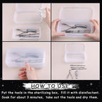 Nail Tool Sterilizer Box Plastic Sterilization Tray - Image 4