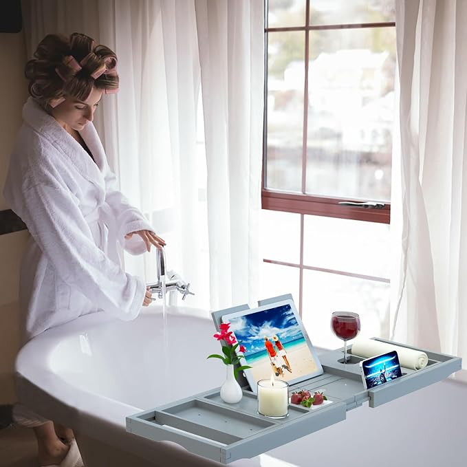 Premium Bathtub Caddy Tray - Image 4