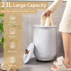 COSTWAY Bucket Style Towel Warmer, 23L Towel Warmer - Image 2