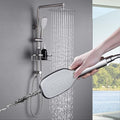 SonTiy Rain Shower Head with Handheld Spray and Shower Shelf, All Metal Shower by SonTiy
