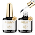 modelones Gel Top Coat, Acrylic Nails Soak Off Nail Lamp Nail Art Home and by MODELONES