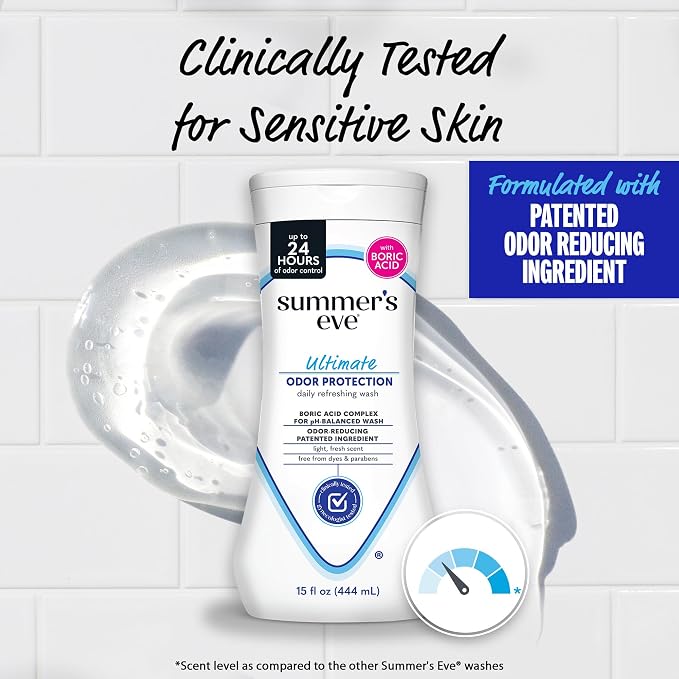 Summer's Eve Ultimate Odor Protection Daily Feminine Wash, pH-Balanced Formula - Image 4