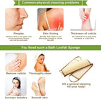 Exfoliating Natural Loofah Sponge Back Scrubber - Image 6