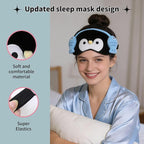 PERFECTSIGHT Sleep Eye Masks, Cute Penguin Sleep Eye Cover Lightweight - Image 4