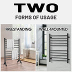 Poloma Wall Mounted & Freestanding Towel Warmer Rack - Image 4