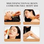 Scalp Massager for Hair Growth Resin Manual Head Scalp Massage Tool Wide Tooth - Image 6