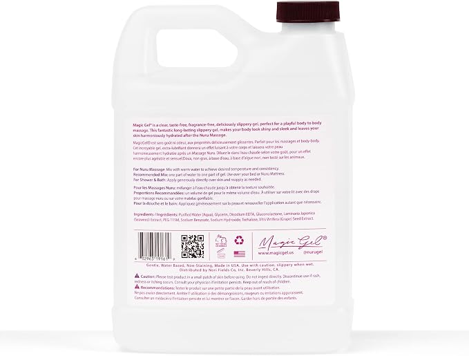 Magic Gel Nuru Massage Therapy Gel | Naturally Stain, Flavor and Fragrance Free - Image 7