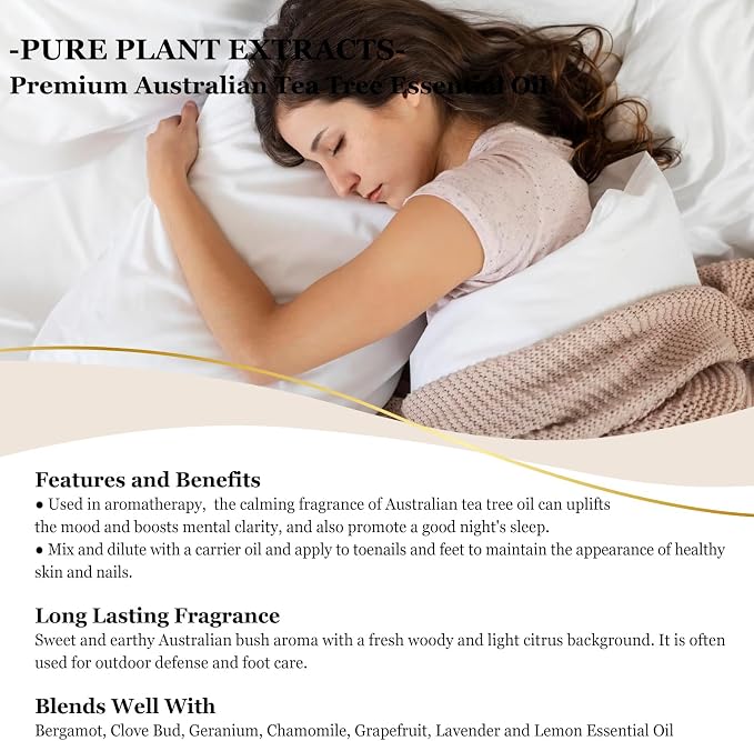 EUQEE Australian Tea Tree Essential Oil Premium Grade Australian Tea Tree Oil - Image 4