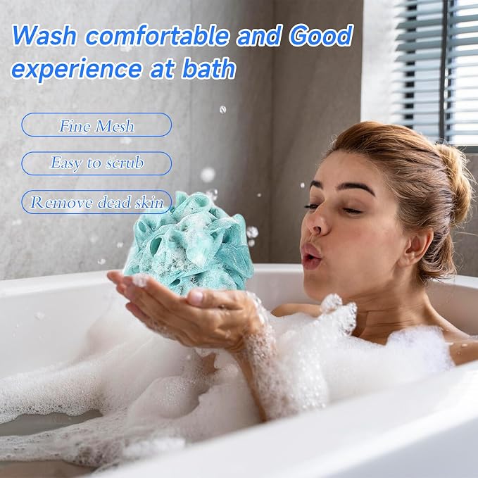 Luffa Loofah Sponge Shower Loofahs 50g Shower Bath Sponges Exfoliating Mesh - Image 5