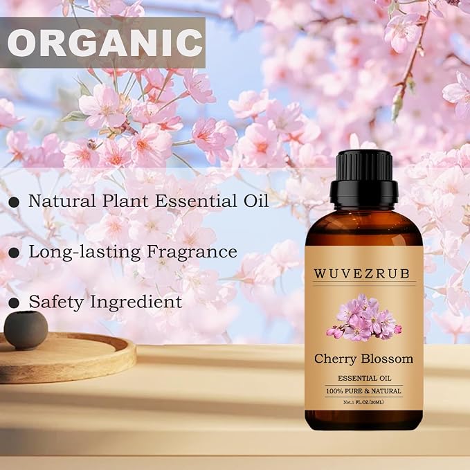Cherry Blossom Essential Oils, 30ML Pure and Natural Essential Oil - Image 4