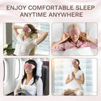 FlyCoco 99% Fully Block Out Light Eye Sleep Mask, 3D Deep Contoured Eyes Cover - Image 7