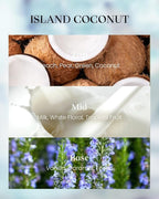 M&SENSE Coconut Candles, 8.1oz 42-Hour Long Burning Time Naturally Scented - Image 2