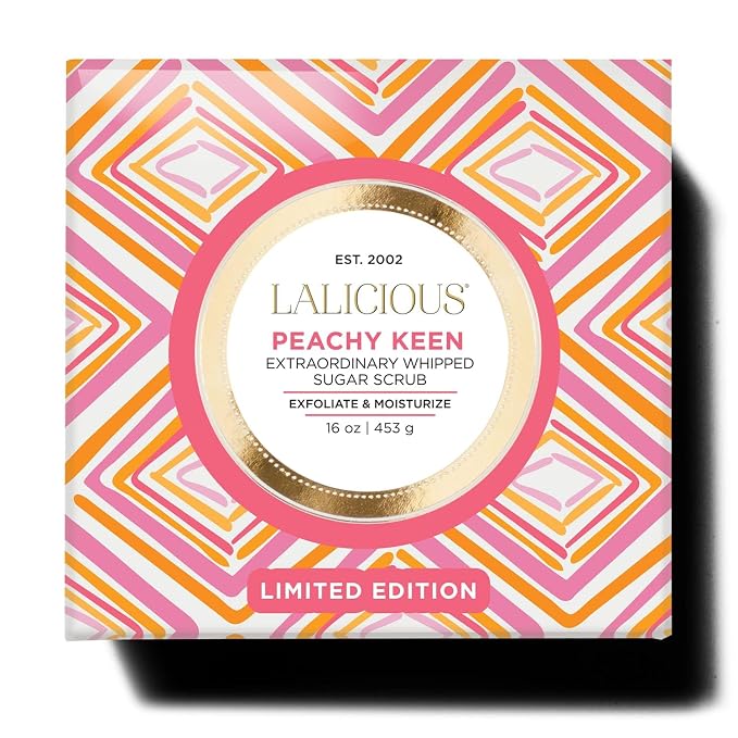 LALICIOUS Peachy Keen Exfoliating & Moisturizing Body Scrub | Sugar & Coconut - Image 7