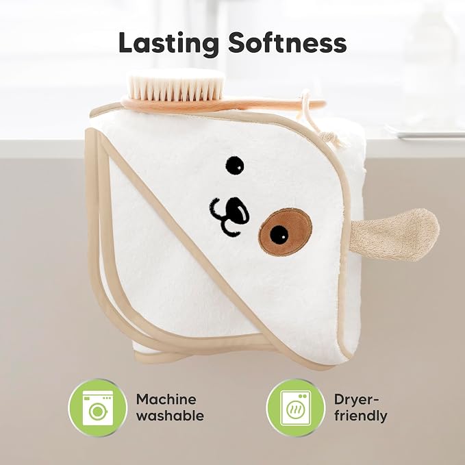 KeaBabies Hooded Baby Towel for Newborn - Image 6