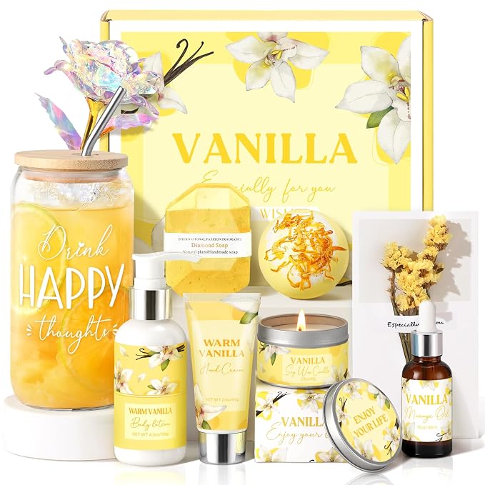 Mothers Day Gifts for Mom, Birthday Gifts for Women, Relaxing Spa Gift Baskets by GiftPeak