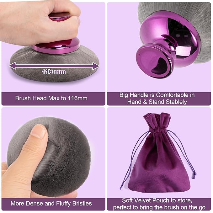 Blend & Blur Extra Large Body Makeup Brush - Image 6