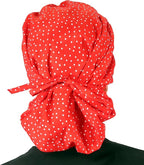 Sparkling EARTH Banded Bouffant Surgical Scrub Ponytail Working Caps and - Image 2
