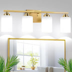 4-Light Bathroom Light Fixtures, Classic Wall Light Fixture by WelcometoVerRon