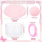 HunnmingRe 18 Pcs Foot Spa Kit for Pink Spa Sleepover Party Supplies - Image 2