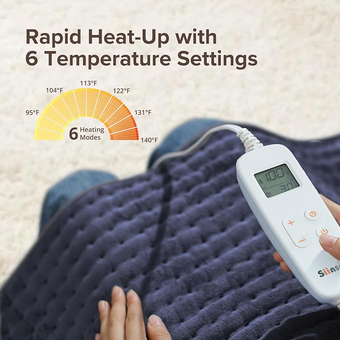 Heating Pad for Back Pain Relief, Electric Heating Pad XL - Image 5