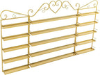 DouSeiAi 5-Tier Wall Mounted Nail Polish Storage Rack, Metal Cosmetic Organizer - Image 6