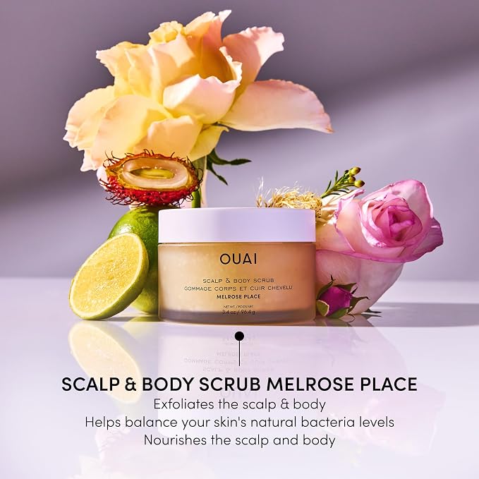 OUAI Scalp & Body Scrub Travel Size, Melrose Place - Image 4