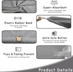 3 Pack Microfiber Hair Towel Wrap - Image 4