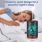 Essential Oil Diffuser- Aromatherapy Diffuser with7 Colors Light and Auto-Off - Image 5