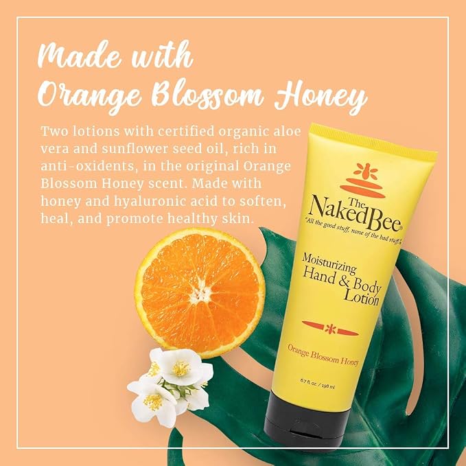 The Naked Bee Orange Blossom Honey Hand and Body Lotion, 6.7oz - Image 2