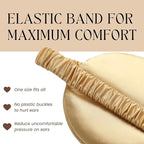 Silk Satin Sleeping Eye Mask, Soft Breathable Blackout Eyeshade Eye Cover - Image 4