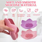 2 Pcs Lotus Shape Shower Steamer Tray, Silicone Soap Holder Non-Slip, Flower - Image 3