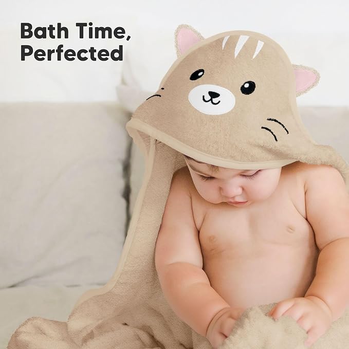 KeaBabies Hooded Baby Towel for Newborn - Image 9