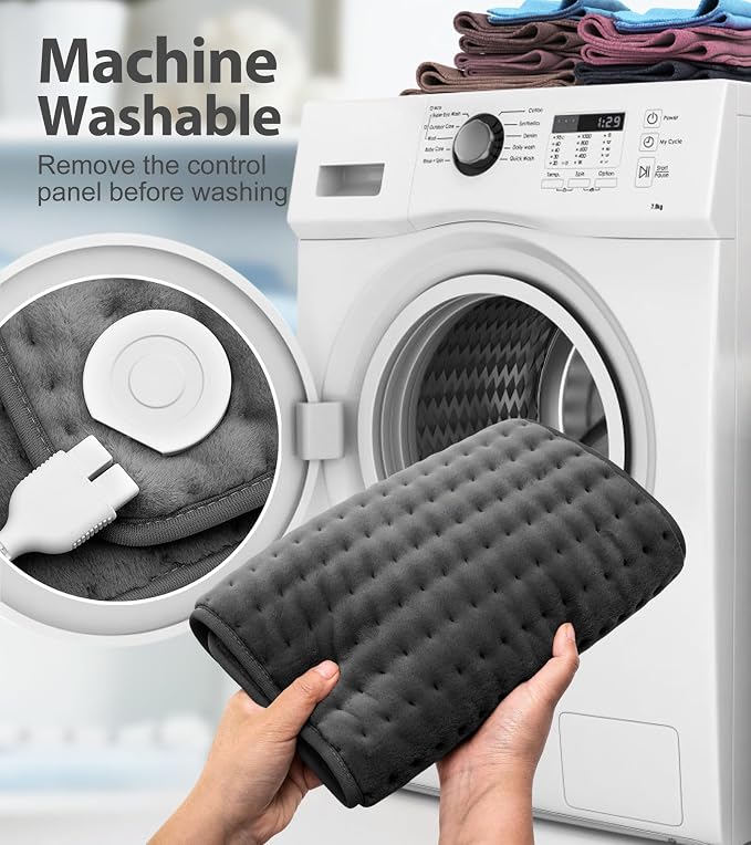 Heating pad for Back Pain Relief, Heating Pads for Neck, Fathers Mothers Day - Image 6